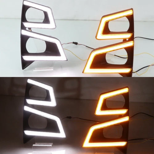 For ISUZU D-MAX 2020 LED Daytime Running Lights DRL Streamer Yellow Turn Signals - Bild 9 von 12