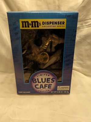 M&M'S Dispenser Limited Edition Collector Blues Cafe M & M