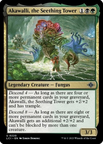 Akawalli, the Seething Tower Light Play, English Magic the Gathering MTG The Los - Picture 1 of 1