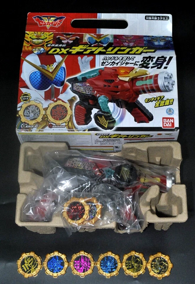 Near Mint in Box* Zenkaiger Dx Gear Dalinger w/8pcs Gear Power Rangers Bandai - Image 4 of 4