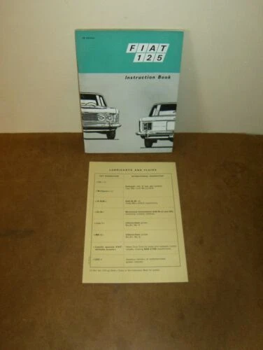 Manuales de operador y de dueño Fiat