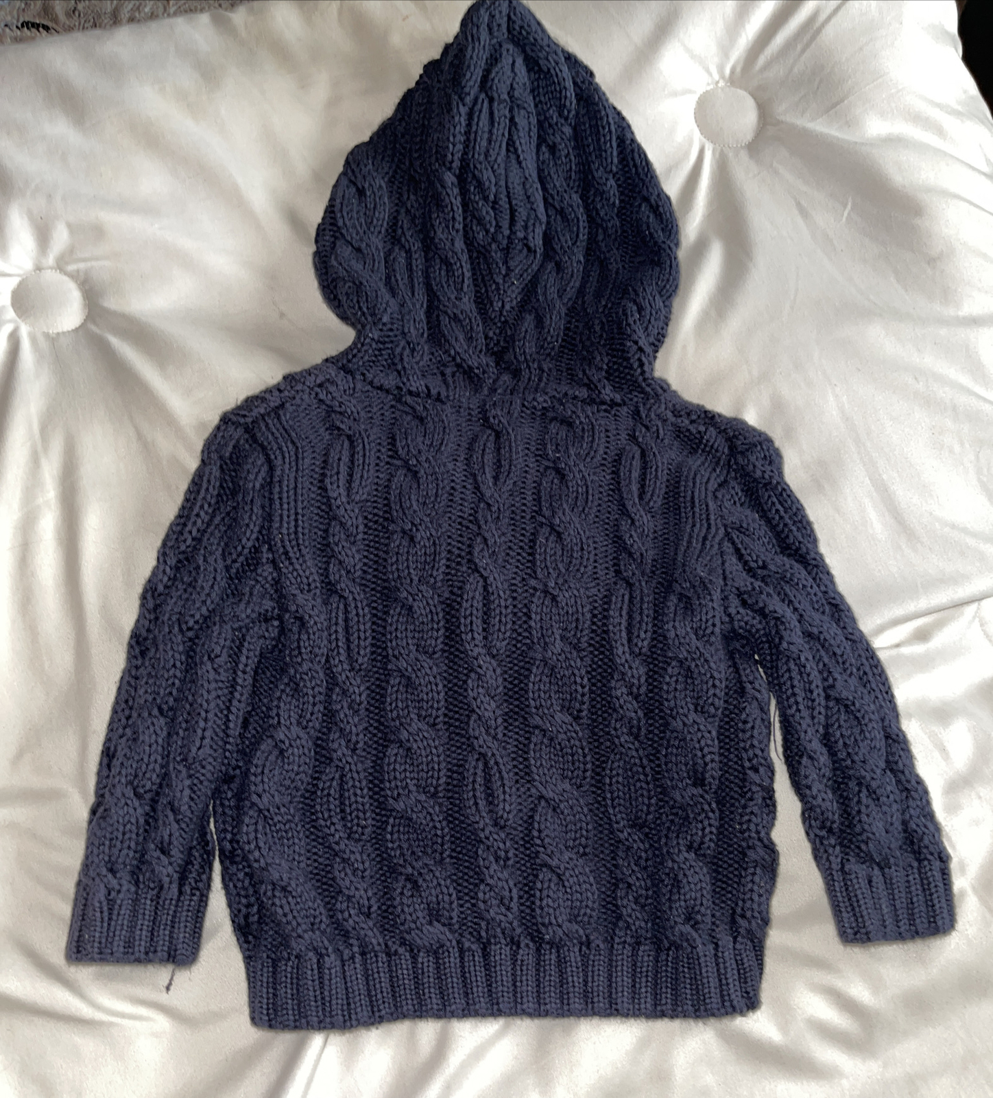 Navy gymboree cable knit Zip Front sweater 6-12 months | eBay