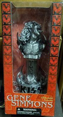 KISS Gene Simmons レリーフ 2,691体目15,000体限定！ KISS Gene Simmons bust-Faux Pewter variant~The Demon~McFarlane