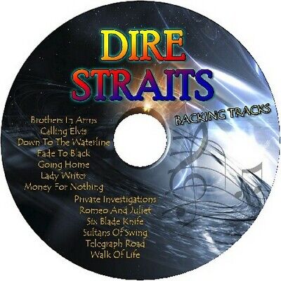 DIRE STRAITS GUITAR BACKING TRACKS CD BEST GREATEST HITS MUSIC PLAY