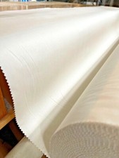 Premium Down-Proof Cotton Ticking Fabric Natural 180 Thread Count