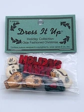 Dress It Up Holiday Collection Olde Fashioned Christmas #1170 NIP