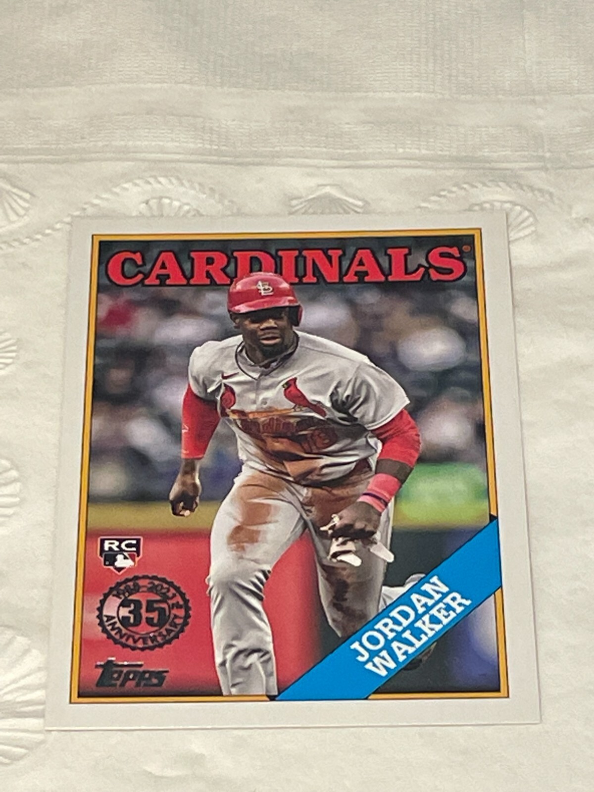 2023 Topps Update Jordan Walker 1988 Insert Card #88US-49