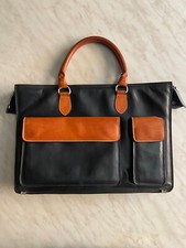 Valigia vintage ventiquattrore in vera pelle