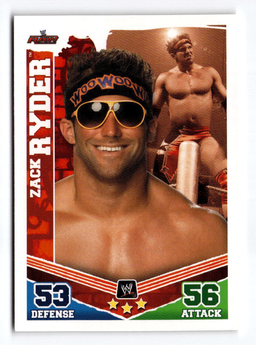 2010 Topps Slam Attax WWE Mayhem Zack Ryder NNO Matt Cardona | eBay