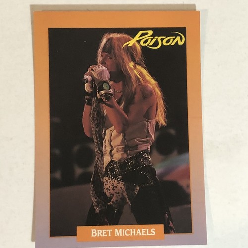 Bret Michaels Poison Rock Cards Trading Cards 219 eBay
