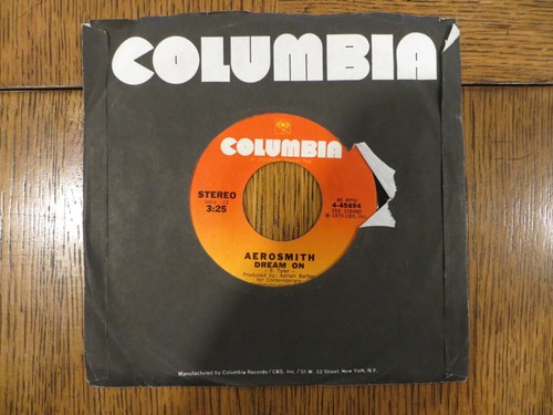 Aerosmith – Dream On / Somebody - 1973 - Columbia 4-45894 7" Single
