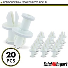 20pcs Hole Bumper Deflector Clips Push-type For Dodge Pickup Ram 1500 10mm Lower