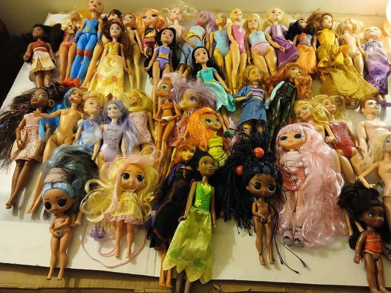 Barbie, Disney Princesses, Lol , Spinmaster, Color Reveal, E