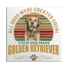 Fridge Magnet Golden Retriever Dog Breed Man Best Friend Pet Lovers Refrigerator