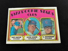 BURT HOOTON ROOKIE TOPPS 1972 CHICAGO CUBS #61 VINTAGE RC BASEBALL CARD. rookie card picture