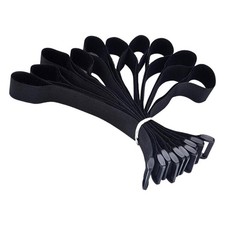 10 Pieces Adjustable Fastening Cable Straps Cinch Strap Reusable Organizer