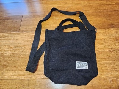 Letu Corduroy Tote Bag Black w/ Adjustable Shoulder Strap. Read!