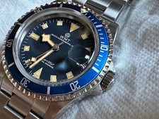 Tudor Royal Marine Ocean Diver Vintage Aged Blue Watch Used 2