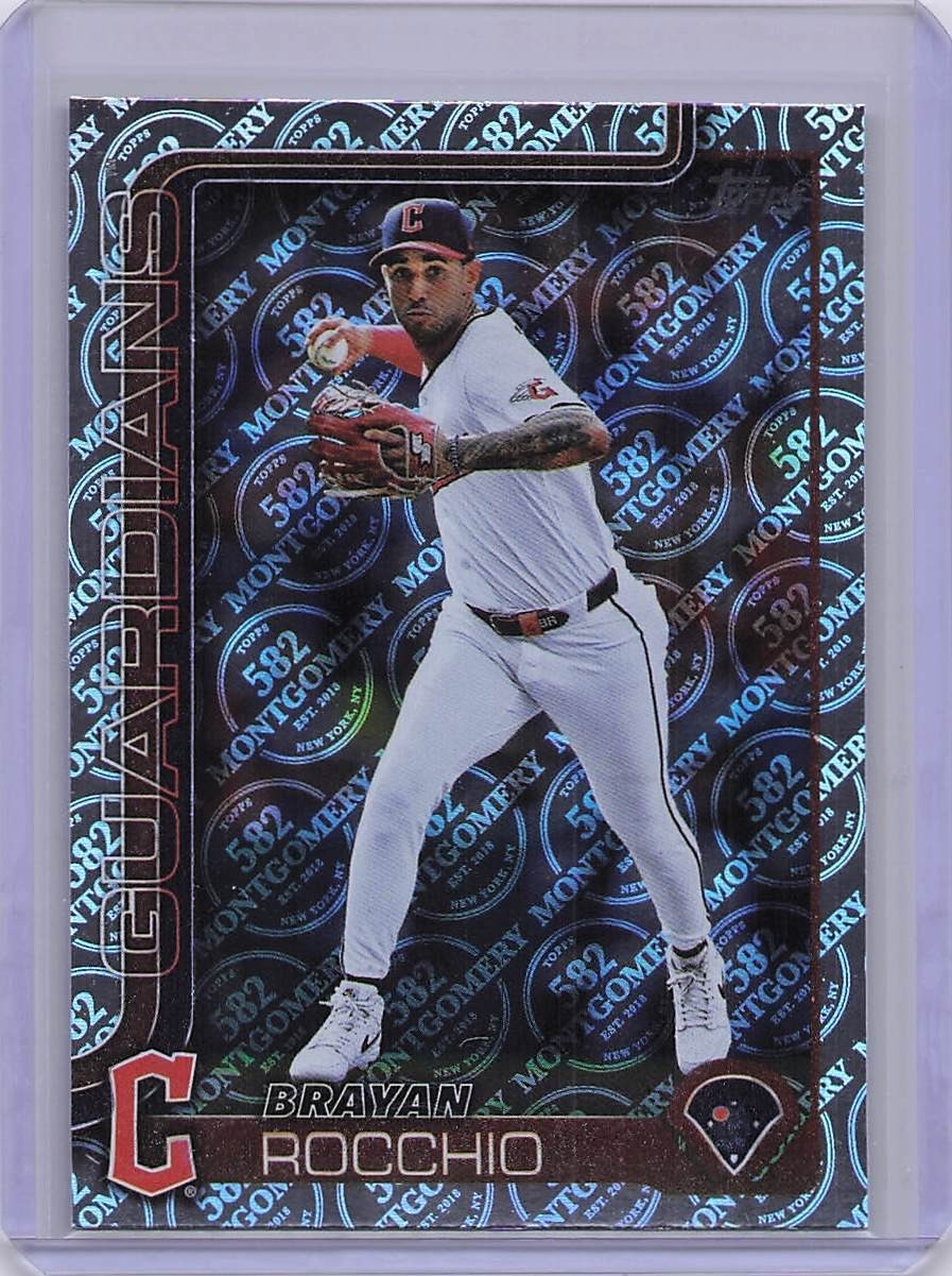 2025 Topps Series 1 - Brayan Rocchio #194 582 Montgomery Club