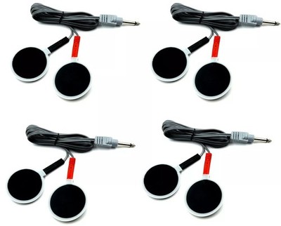 Premium 8 Carbon Electrode Pads  & 4 Cables For Electro-Terapy Dyno US Unit