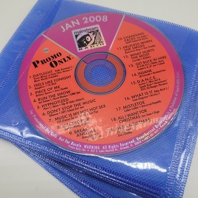 2008 Mainstream Radio Promo 12x CD Set 12x Months Jan-Dec Full Year