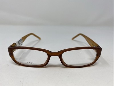 Soho Eyewear SOHO 107 DEMI/LIGHT BROWN 44-15-125 Full Rim Eyeglasses Frame Z119