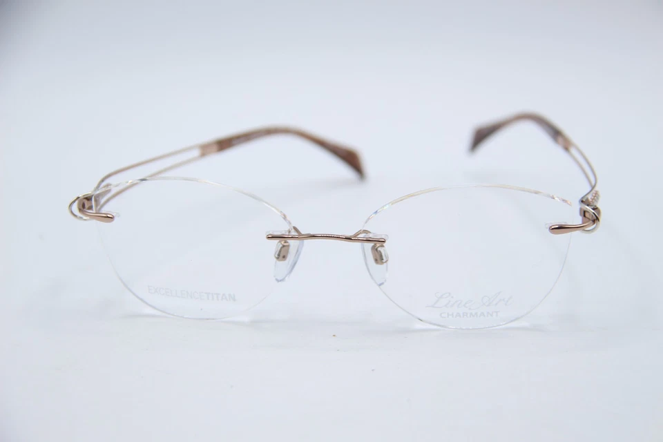 NOVA LINHA DE ÓCULOS ART CHARMANT XL 2162 BE MARROM GUNMETAL ARMAÇÃO AUTÊNTICA 51-17 - Imagem 2 de 4