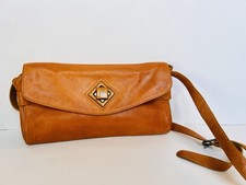 TED BAKER Elanor Crossbody Bag Women's Tan Leather Evening Clutch Shoulder Bag