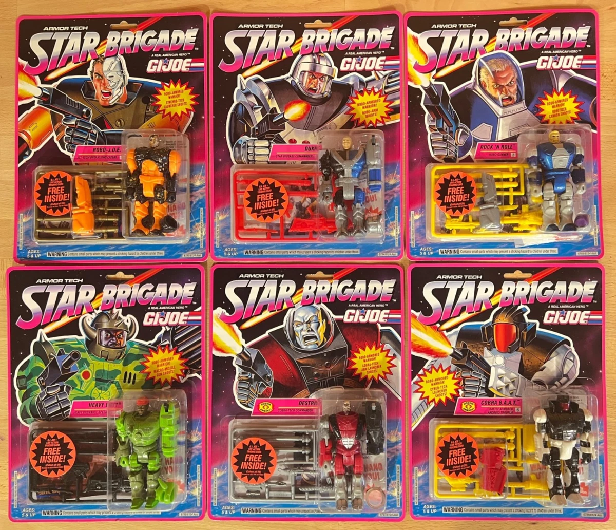 G.I. Joe Military & Adventure Action Figures Plastic 1993 Year