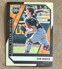 2021 Panini Elite Extra Edition - Joe Mack #31 Optic Chrome (RC) Miami Marlins