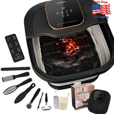 FOFOJ Y Collapsible Foot Spa Bath w/ Heat, Massage, Bubbles, Temp Control