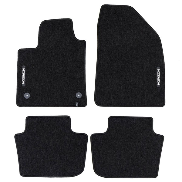 Velours FußMatten FüR Mg 4 2022-2026 Autoteppich Automatten Schwarz 4 Teile-image