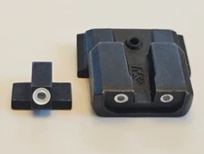 S&W M&P 1.0 M2.0 Full Size NIGHT Sights Ameriglo Front Trijicon Rear + Set Screw