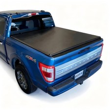 5.5ft Bed Soft Roll Up Tonneau Cover For 2004-2026 Ford F-150 Truck Cargo Topper