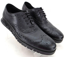 Cole Haan ZeroGrand C20719 Leather Lace-Up Wingtip Oxford Shoes Men's US 10M