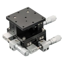 XYZ 3 Axis Linear Stage Trimming Platform Bearing Tuning Sliding Table 60×60mm