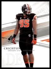 2014 SP Authentic Scott Crichton Rookie Oregon State Beavers #33