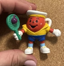 Vintage PVC Figure KOOL-AID Man Tennis Player Pickle Ball