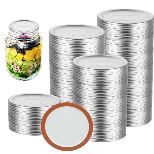 200 PCS Mason Jar Lids, Regular Mouth Canning Lids, Canning Jar Lids for Ball...
