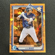 2024 Bowman Draft Chrome Luis Baez Orange Sapphire /25 #BDC-110