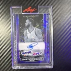 Leaf Metal Sports Heroes Win City Stephen Curry Autograph Basketball Card 7/10