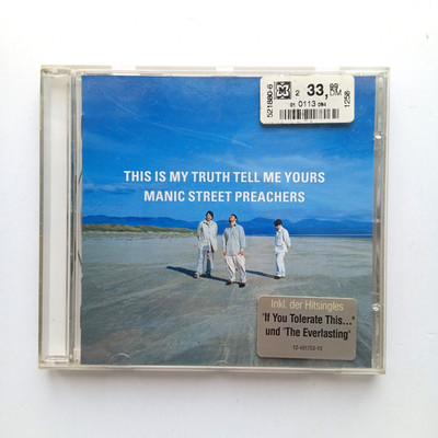 Manic Street Preachers, This Is My Truth Tell Me Yours CD 1998 Hype-Sticker