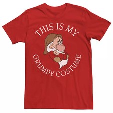 Disney's Snow White And The Seven Dwarfs This Is My Grumpy Red T-Shirt