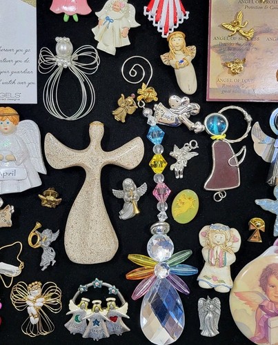 Vintage Angel Collection Divine Variety Pins, Brooches, Ornamental Style Designs - Picture 4 of 10