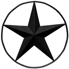 Dark Bronze Barn Star – Metal Stars for Outside, Texas Star Metal Wall Décor ...