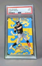 2025 Panini Crusade - Konnor Griffin Rookie  #96 Blue /199 PSA 9 Pittsburgh 