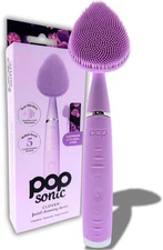 Clover Facial Cleansing Device Lavender Silicone Facial Cleaner & Exfoliator W/ 