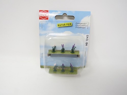 Busch HO 1245 Flor de Altramuces Salvajes Jardín Escala HO Modelo Tren Paisaje | Zustand: New
