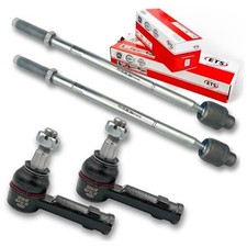 4Pc Inner and Outer Tie Rod End Kit EV800098, ES80574 Fits 2006-2012 Dodge