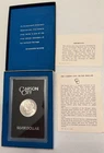 1885-CC Carson City satin frost BU Morgan silver dollar + GSA box & paper. #alr1